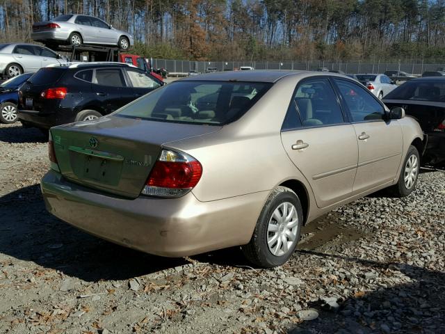 4T1BE30K95U984256 - 2005 TOYOTA CAMRY LE TAN photo 4