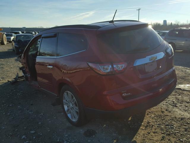 1GNKVGKD7EJ129364 - 2014 CHEVROLET TRAVERSE L RED photo 3