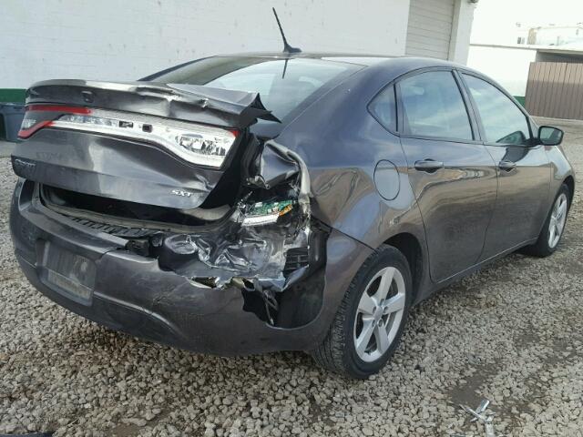 1C3CDFBB4FD236868 - 2015 DODGE DART SXT GRAY photo 4