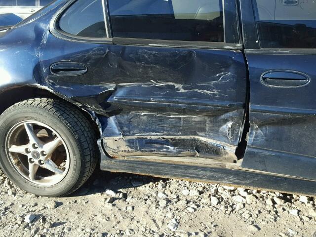 1G2WP52K53F147017 - 2003 PONTIAC GRAND PRIX BLUE photo 9