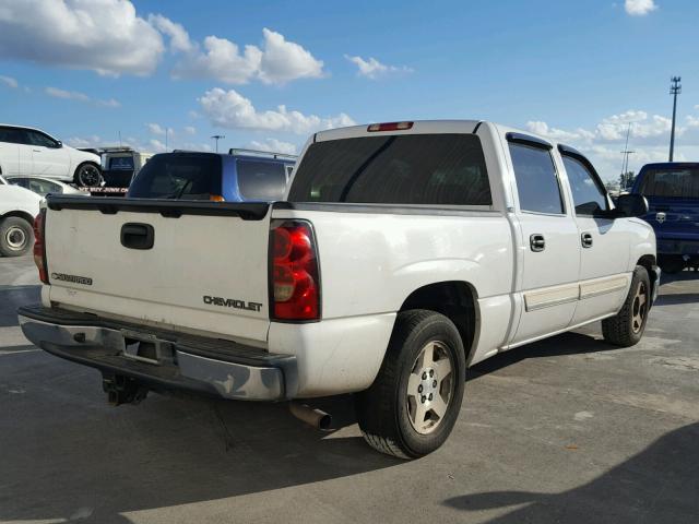 2GCEC13T851338508 - 2005 CHEVROLET SILVERADO WHITE photo 4