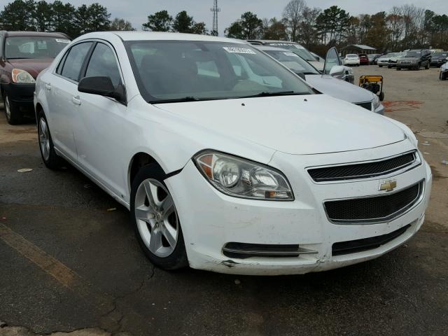 1G1ZG57B79F133624 - 2009 CHEVROLET MALIBU LS WHITE photo 1