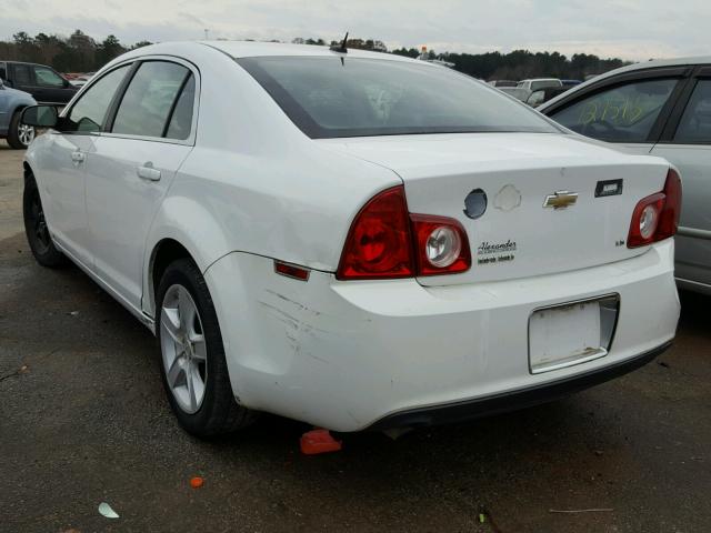1G1ZG57B79F133624 - 2009 CHEVROLET MALIBU LS WHITE photo 3