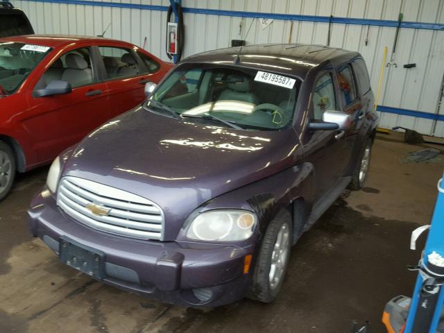 3GNDA23D87S599846 - 2007 CHEVROLET HHR LT PURPLE photo 2