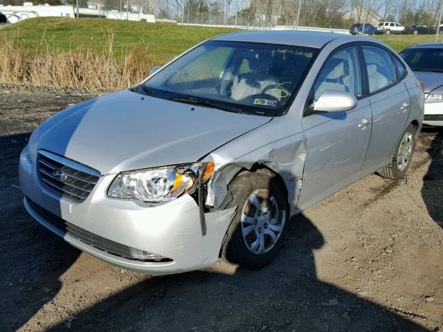 KMHDU46D49U794686 - 2009 HYUNDAI ELANTRA GL SILVER photo 2