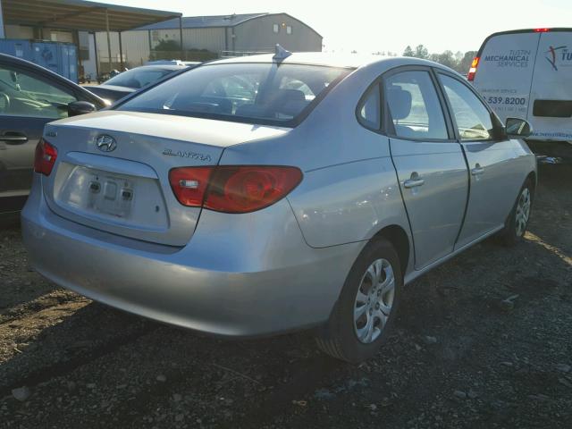 KMHDU46D49U794686 - 2009 HYUNDAI ELANTRA GL SILVER photo 4