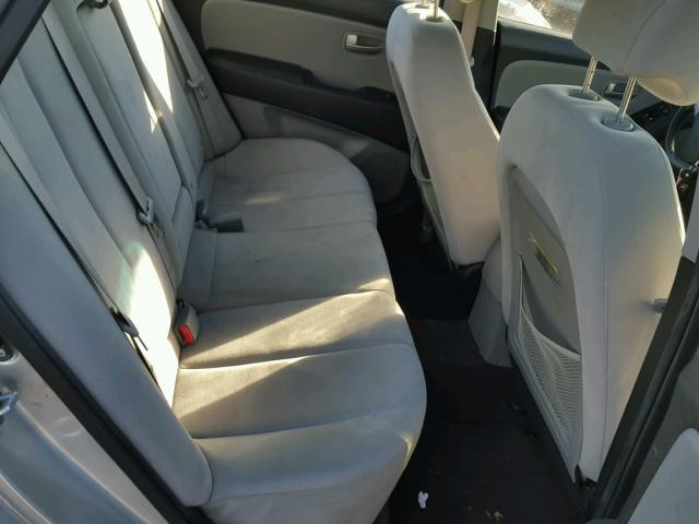 KMHDU46D49U794686 - 2009 HYUNDAI ELANTRA GL SILVER photo 6