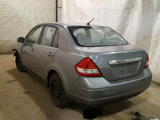 3N1BC11EX7L448696 - 2007 NISSAN VERSA S GRAY photo 3