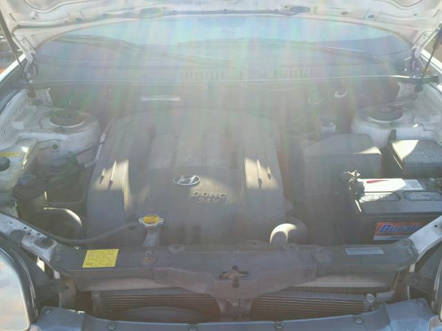 KM8SC13D84U675674 - 2004 HYUNDAI SANTA FE G WHITE photo 7