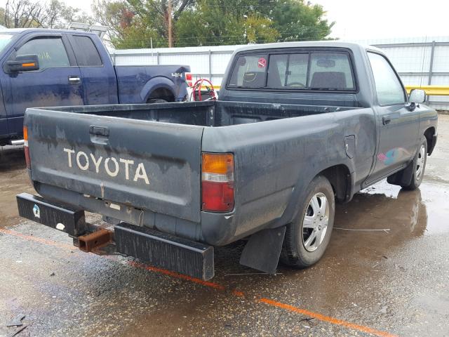 4TARN81A0PZ053071 - 1993 TOYOTA PICKUP 1/2 TURQUOISE photo 4