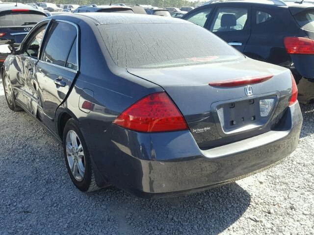 1HGCM56346A100767 - 2006 HONDA ACCORD SE GRAY photo 3