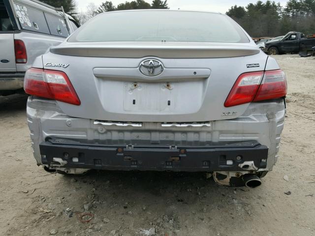 4T1BK46K17U511444 - 2007 TOYOTA CAMRY NEW SILVER photo 9