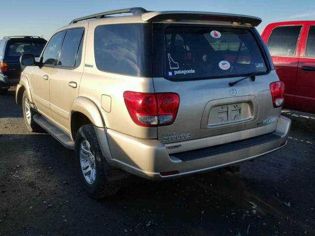 5TDBT48A95S236462 - 2005 TOYOTA SEQUOIA LI TAN photo 3