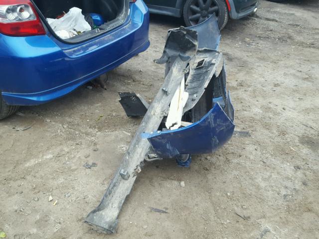 JHMGD38657S036812 - 2007 HONDA FIT S BLUE photo 9