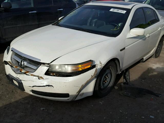 19UUA66295A800082 - 2005 ACURA TL WHITE photo 2