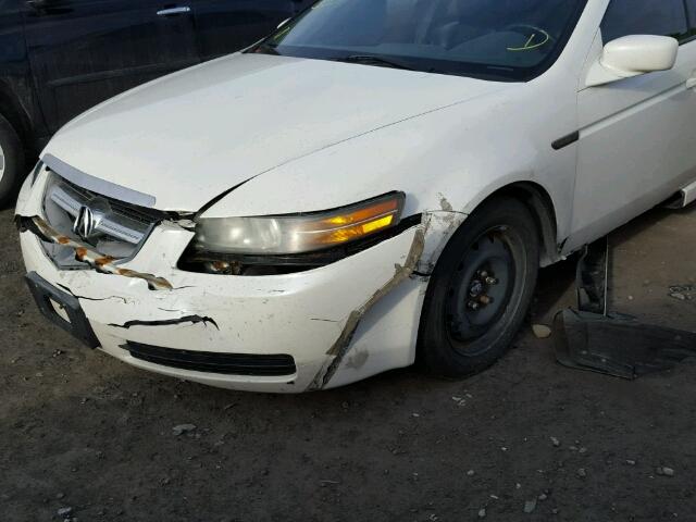 19UUA66295A800082 - 2005 ACURA TL WHITE photo 9