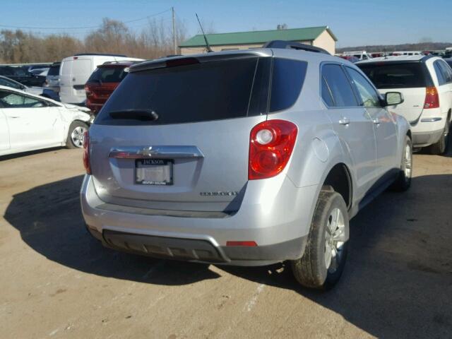 2CNFLEEW4A6233136 - 2010 CHEVROLET EQUINOX LT SILVER photo 4