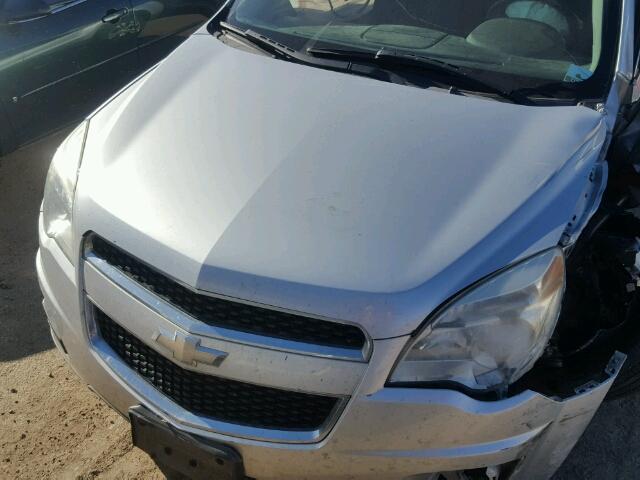 2CNFLEEW4A6233136 - 2010 CHEVROLET EQUINOX LT SILVER photo 7