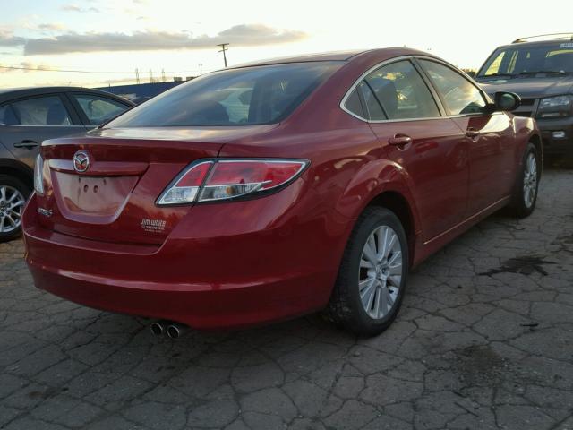 1YVHZ8CH9A5M57767 - 2010 MAZDA 6 I RED photo 4