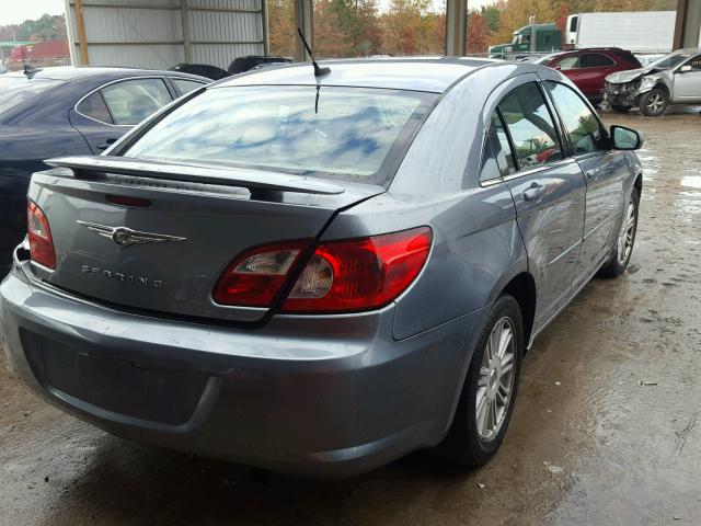 1C3LC56R68N224769 - 2008 CHRYSLER SEBRING TO BLUE photo 4