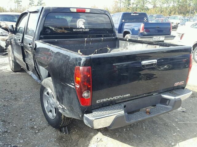 1GTD5MFE0B8105669 - 2011 GMC CANYON SLE BLACK photo 3