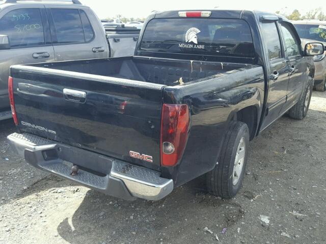 1GTD5MFE0B8105669 - 2011 GMC CANYON SLE BLACK photo 4