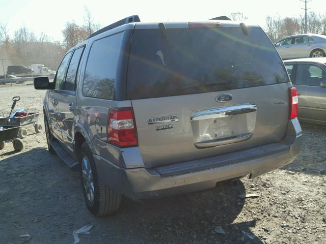 1FMFU16568LA06527 - 2008 FORD EXPEDITION SILVER photo 3