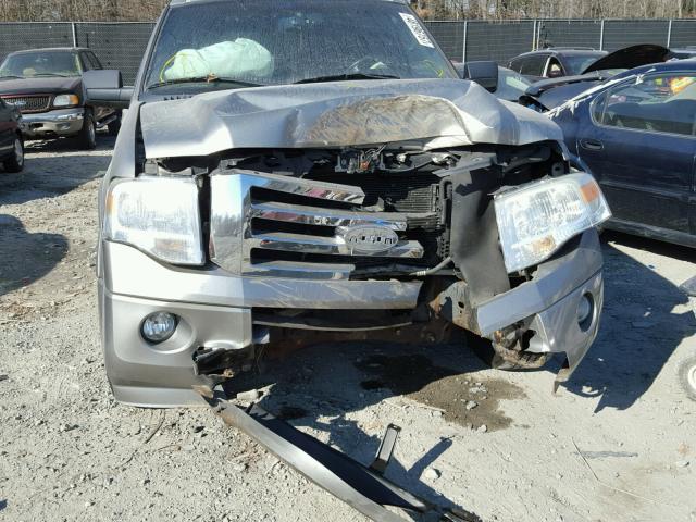 1FMFU16568LA06527 - 2008 FORD EXPEDITION SILVER photo 9