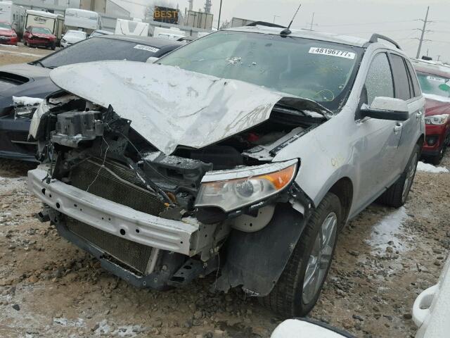 2FMDK4KC0DBA26429 - 2013 FORD EDGE LIMIT SILVER photo 2