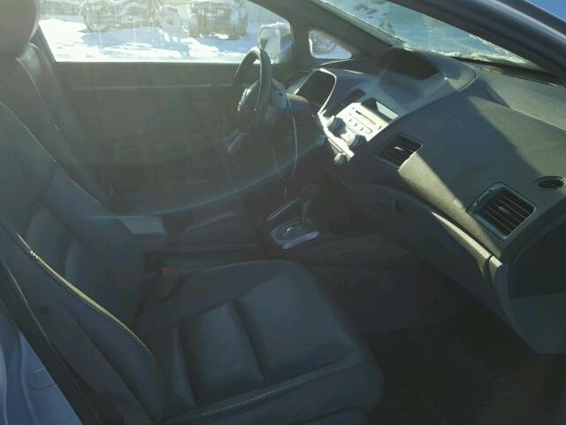 2HGFA16958H020336 - 2008 HONDA CIVIC EXL ვერცხლისფერი ფოტო 5