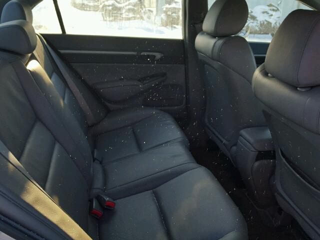 2HGFA16958H020336 - 2008 HONDA CIVIC EXL ვერცხლისფერი ფოტო 6