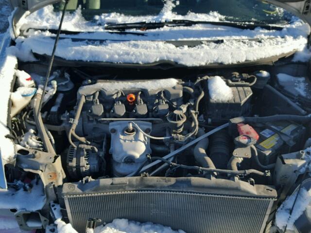 2HGFA16958H020336 - 2008 HONDA CIVIC EXL ვერცხლისფერი ფოტო 7