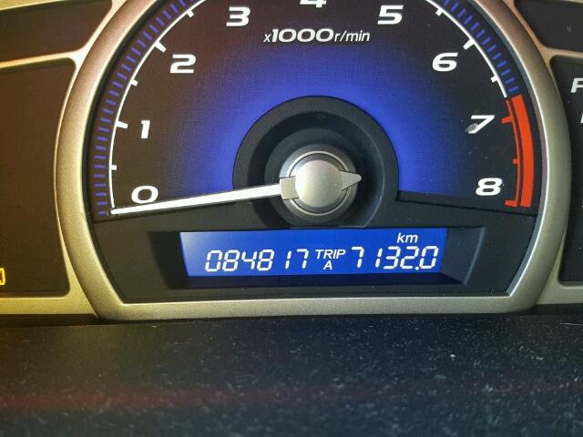 2HGFA16958H020336 - 2008 HONDA CIVIC EXL ვერცხლისფერი ფოტო 8