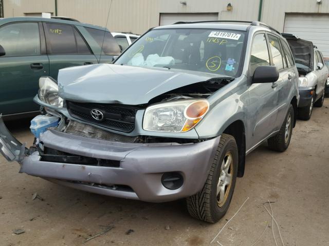 JTEHD20V356043889 - 2005 TOYOTA RAV4 SILVER photo 2