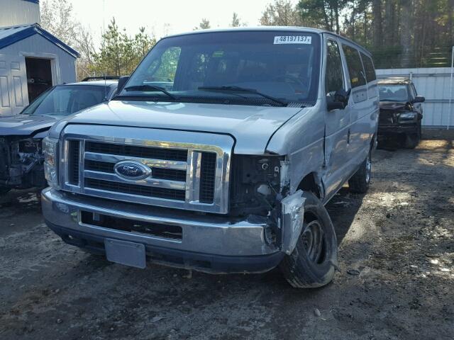 1FBNE31L48DA50362 - 2008 FORD ECONOLINE SILVER photo 2