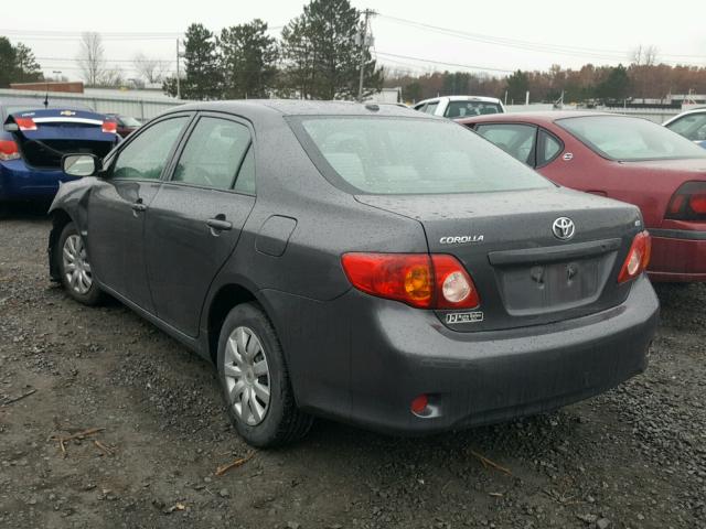 2T1BU4EE6AC329768 - 2010 TOYOTA COROLLA BA GRAY photo 3