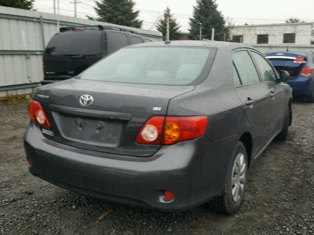 2T1BU4EE6AC329768 - 2010 TOYOTA COROLLA BA GRAY photo 4