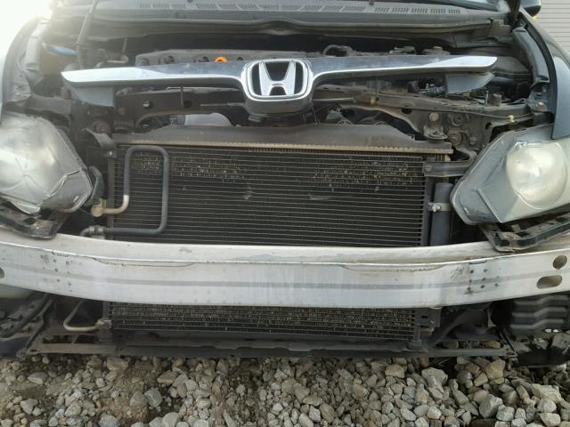 1HGFA16576L036843 - 2006 HONDA CIVIC LX BLACK photo 9