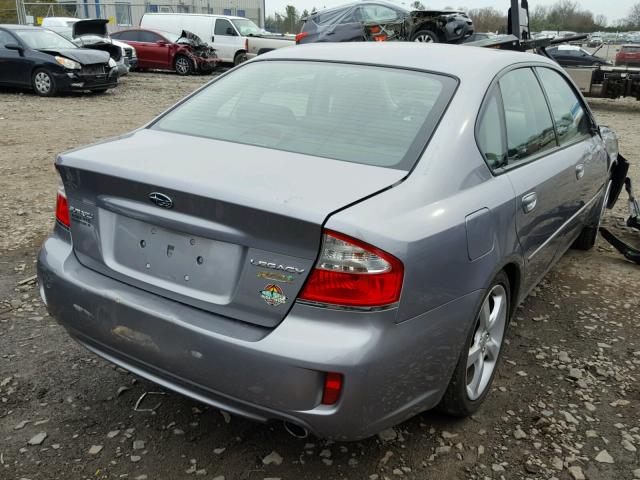 4S3BL616397227306 - 2009 SUBARU LEGACY 2.5 GRAY photo 4