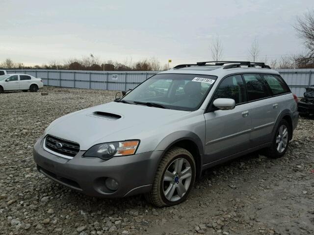 4S4BP67C954312952 - 2005 SUBARU LEGACY OUT SILVER photo 2