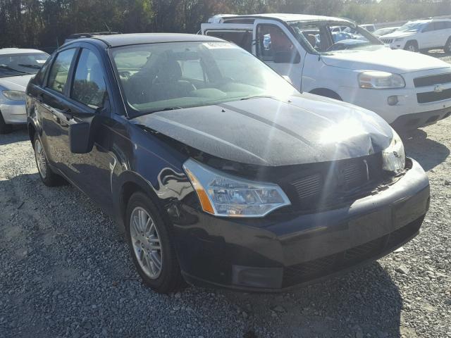 1FAHP35N38W225208 - 2008 FORD FOCUS SE BLACK photo 1