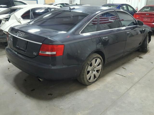 WAUDG74F46N021740 - 2006 AUDI A6 3.2 QUA GRAY photo 4