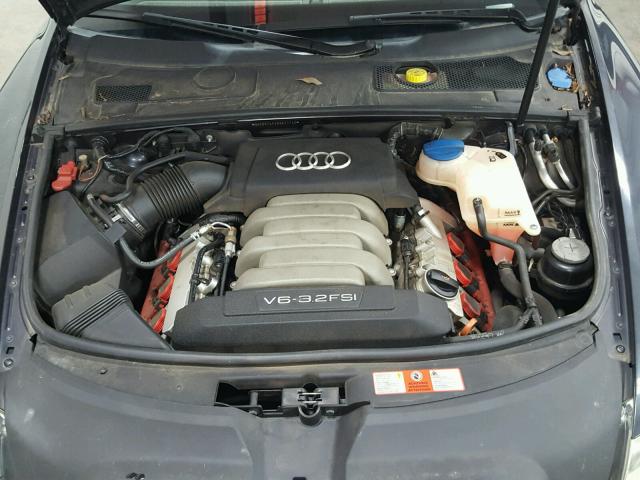 WAUDG74F46N021740 - 2006 AUDI A6 3.2 QUA GRAY photo 7