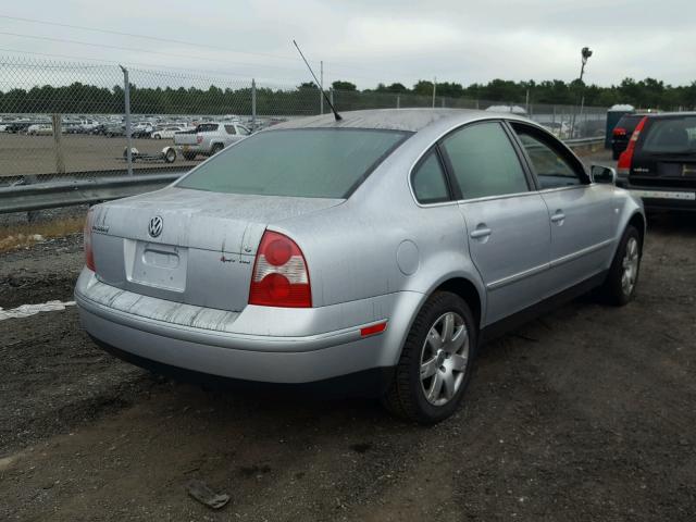 WVWTH63B11P139696 - 2001 VOLKSWAGEN PASSAT GLX 银色 照片 4