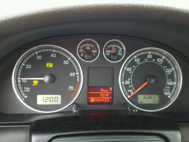 WVWTH63B11P139696 - 2001 VOLKSWAGEN PASSAT GLX 银色 照片 8