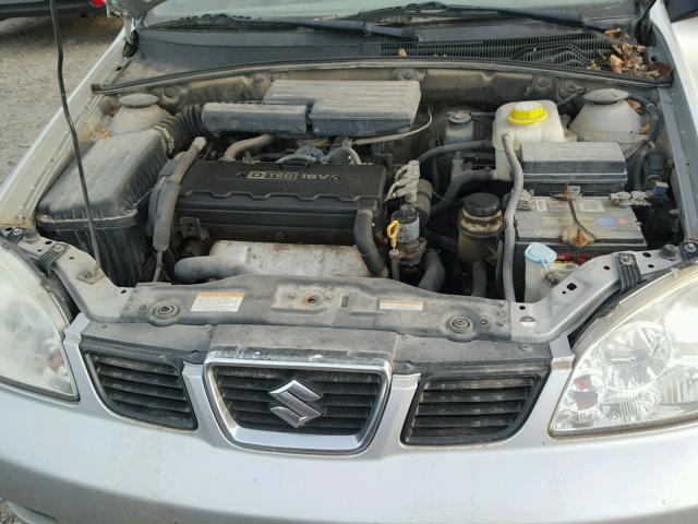 KL5JD56Z85K086770 - 2005 SUZUKI FORENZA S SILVER photo 8