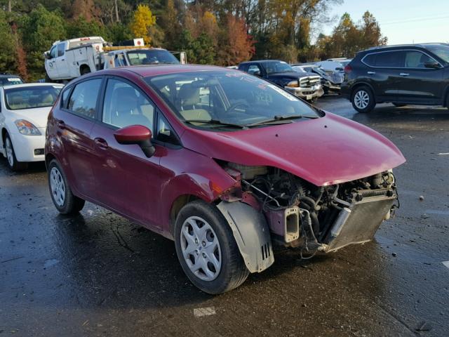 3FADP4EJ6BM113544 - 2011 FORD FIESTA SE BURGUNDY photo 1