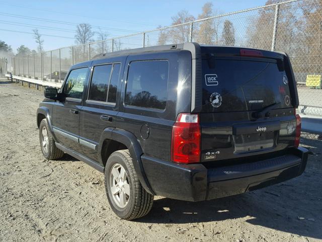 1J8HG48K18C114538 - 2008 JEEP COMMANDER BLACK photo 3