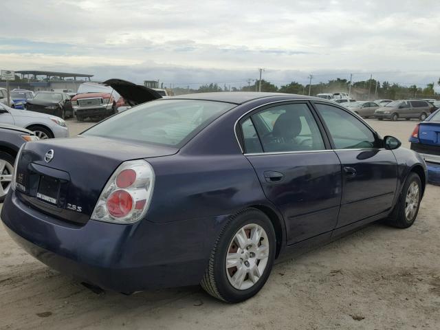 1N4AL11DX5N908507 - 2005 NISSAN ALTIMA S BLUE photo 4