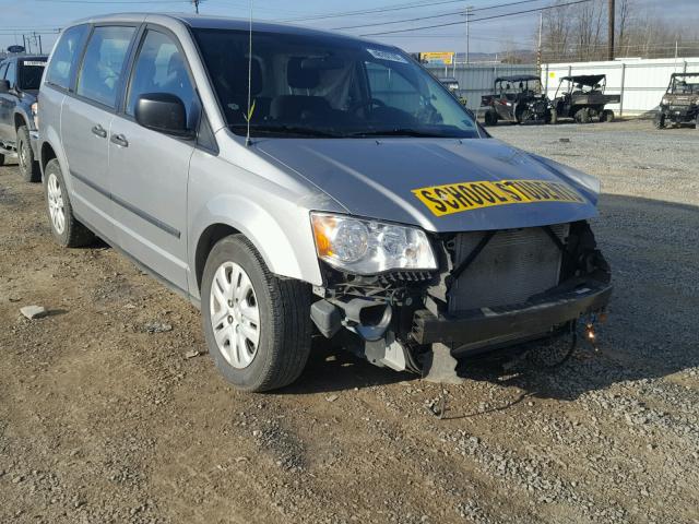 2C4RDGBG4ER467904 - 2014 DODGE GRAND CARA SILVER photo 1